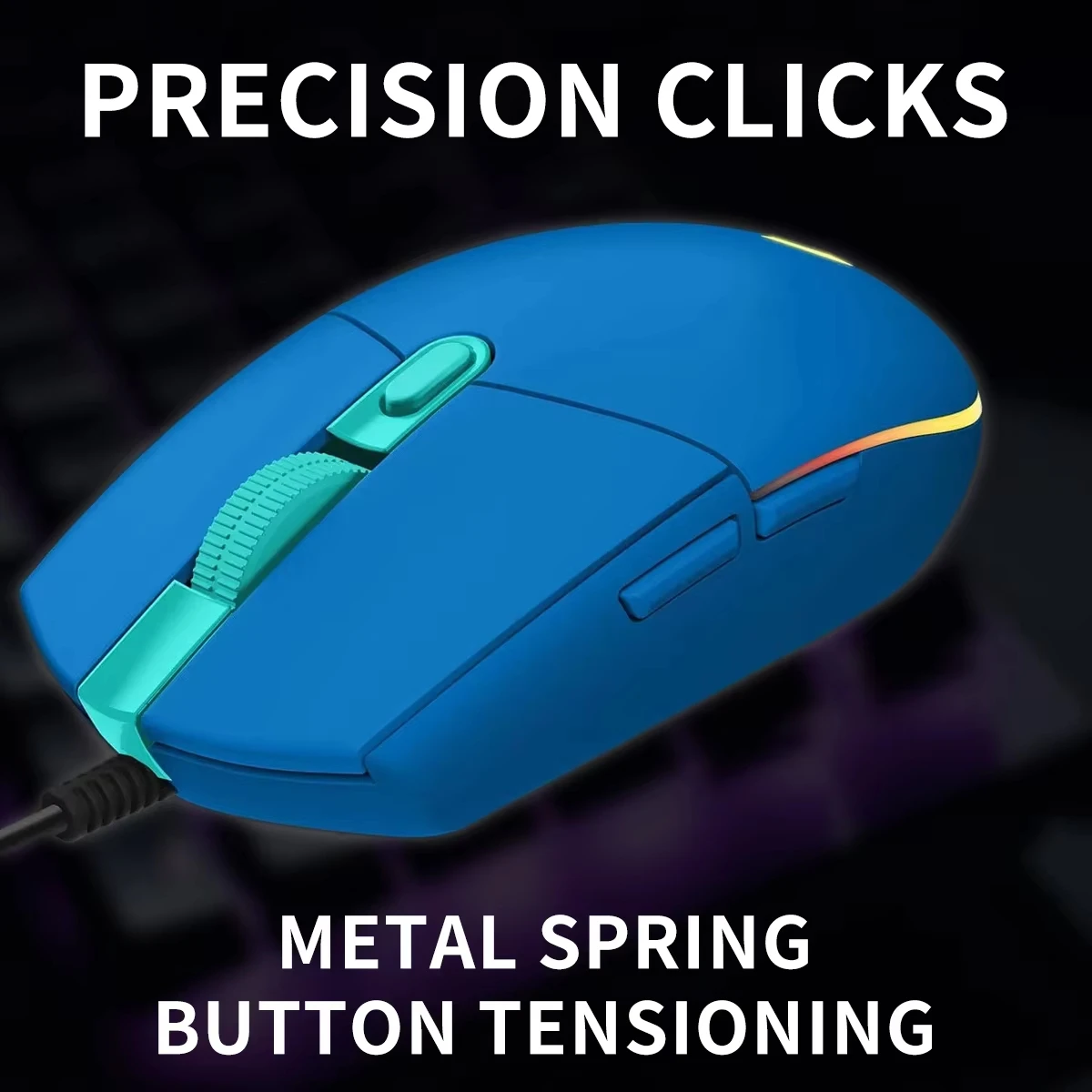 فأرة ألعاب لوجيتك G203 سلكية ب - مراجعة Laptop Mouse وسعره