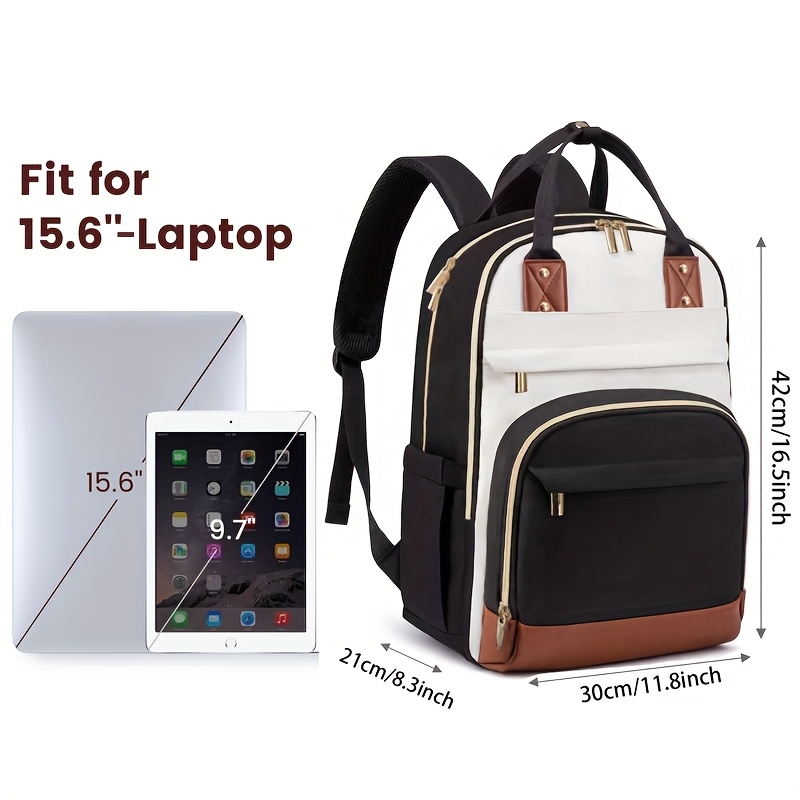 حقيبة ظهر للنساء ذات لونين لحم - مراجعة Laptop Bag وسعره