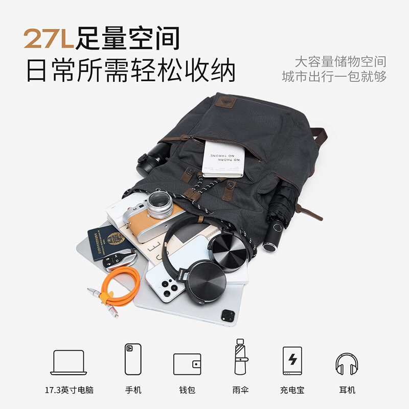 حقيبة ظهر كبيرة من MOYYI بسعة  - مراجعة Laptop Bag وسعره