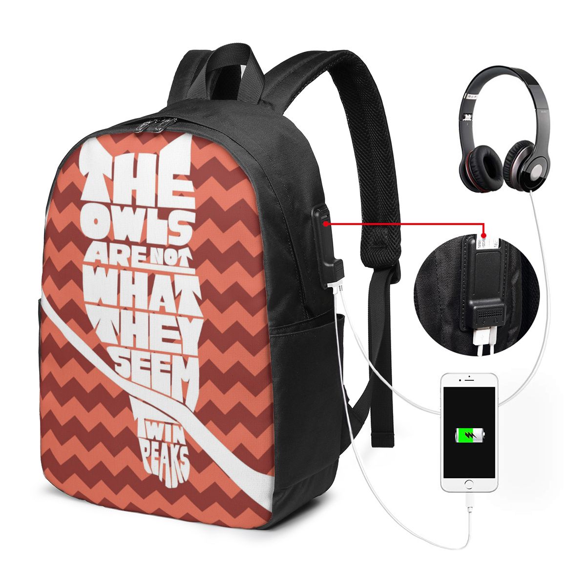 حقيبة ظهر توين بيكز ريد روم لل - مراجعة Laptop Bag وسعره