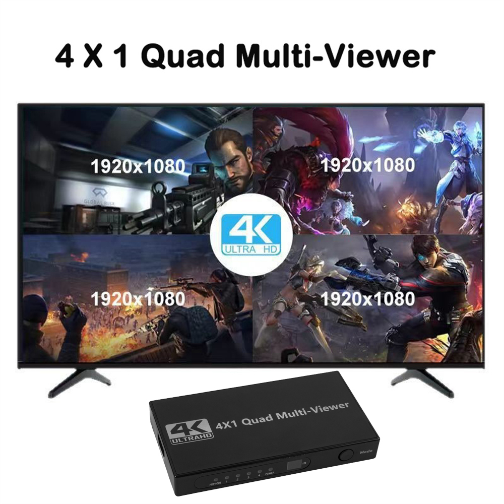 4K HDMI رباعية الشاشة Multivie - مراجعة Hdmi Cable وسعره