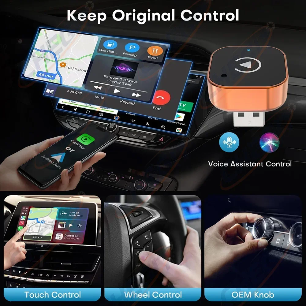 أحدث محول CarPlay اللاسلكي 2in - مراجعة Usb Hub وسعره
